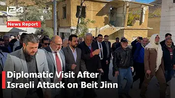 Diplomatic visit after Israeli attack on Beit Jinn