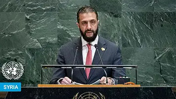 In historic address to UN, Ahmad al-Sharaa declares the start of a new chapter for Syria
