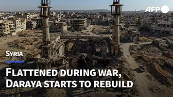 Syrian city emptied by Assad comes back to life one year after his fall