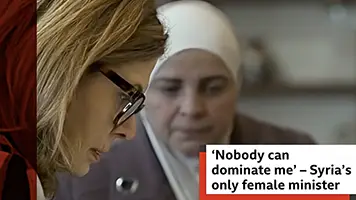 Syria's only female minister pushes for change