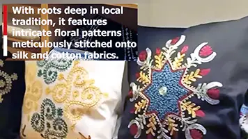 Traditional Syrian Embroidery Crafted for Generations in Cities like Damascus